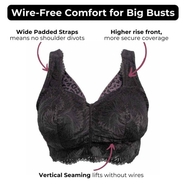 Wireless Lounge Bra in Phantom