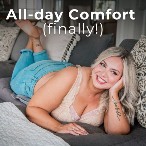 Wireless Lounge Bra in Nudist